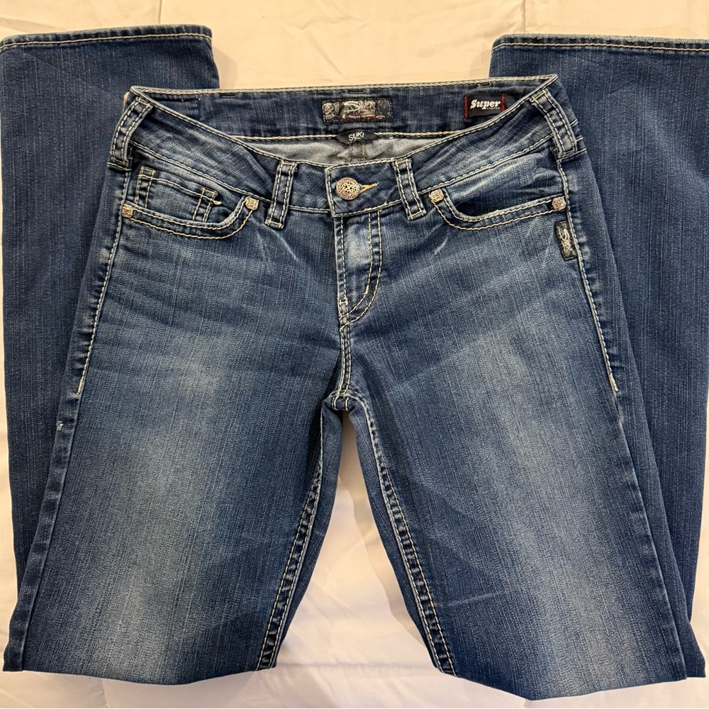 Silver Jeans Women's Boot Cut in Classic Blue Size 30